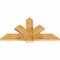 Ekena Millwork Redmond Rough Sawn Timber Gable Bracket, Western Red Cedar, 48"W x 26"H x 2"D x 6"F, 13/12 Pitch GBW048X26X0206RED00RWR - alternate 3